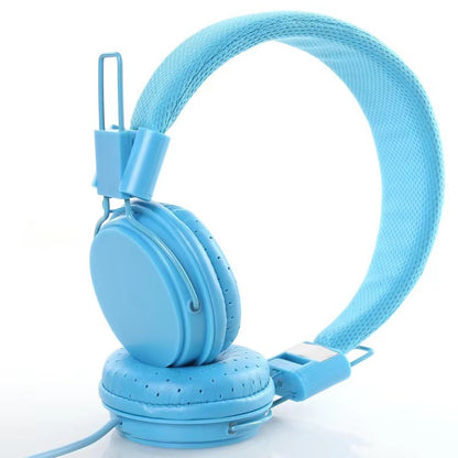 Foldable Wired Headphones with Microphone