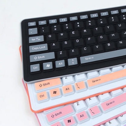 Foldable wired industrial keyboard