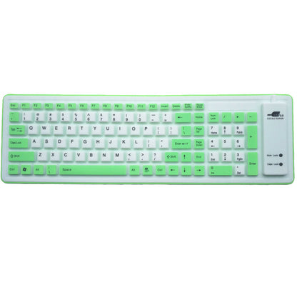 Foldable wired industrial keyboard