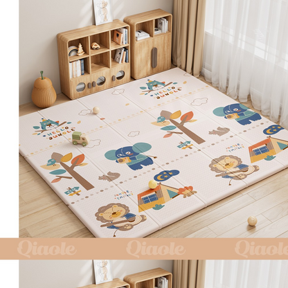 Foldable XPE Baby Crawling Mat with Dual-Sided Designs