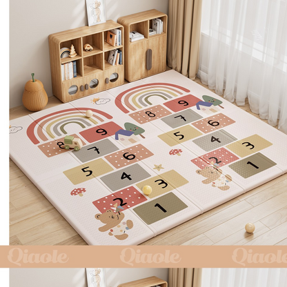 Foldable XPE Baby Crawling Mat with Dual-Sided Designs