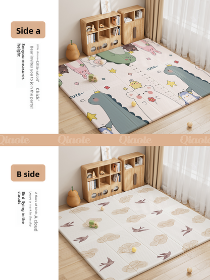 Foldable XPE Baby Crawling Mat with Dual-Sided Designs