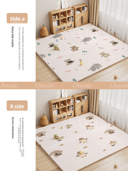 Foldable XPE Baby Crawling Mat with Dual-Sided Patterns