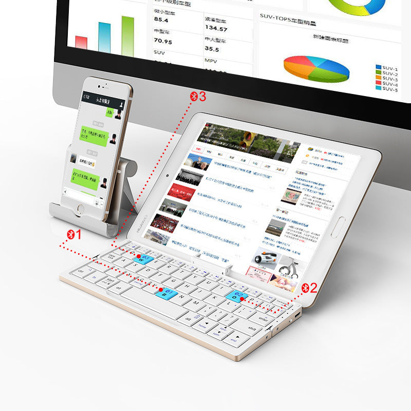 Foldableing Bluetooth Keyboard