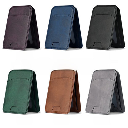 Foldableing Function Magnetic Card Holder