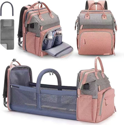 Folding Baby Bed Backpack with Large Capacity