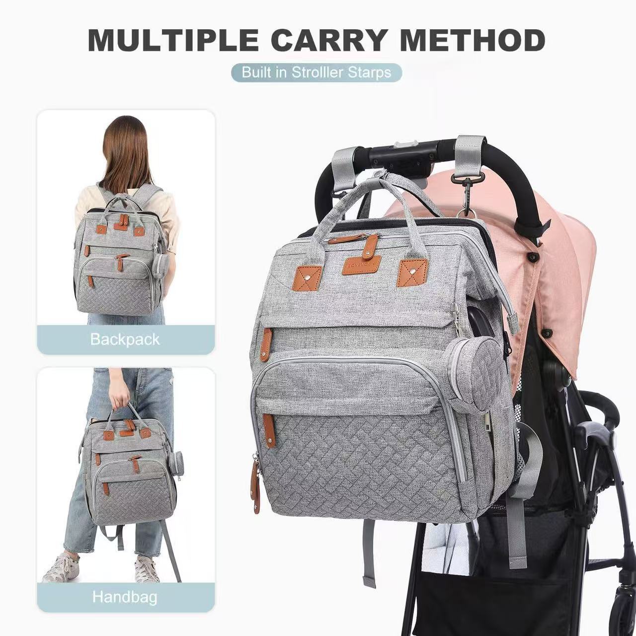 Folding Baby Bed Backpack with Large Capacity
