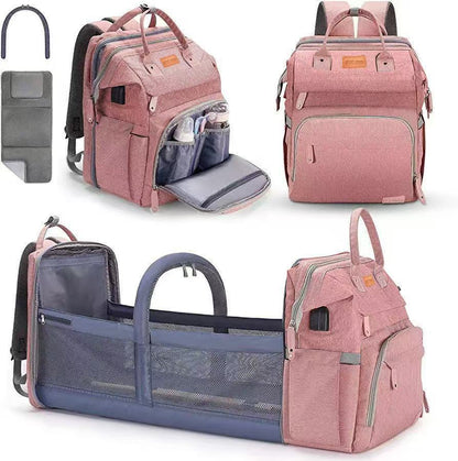 Folding Baby Bed Backpack with Large Capacity