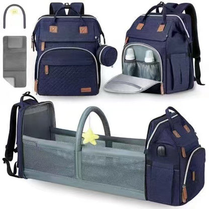 Folding Baby Bed Backpack with Large Capacity