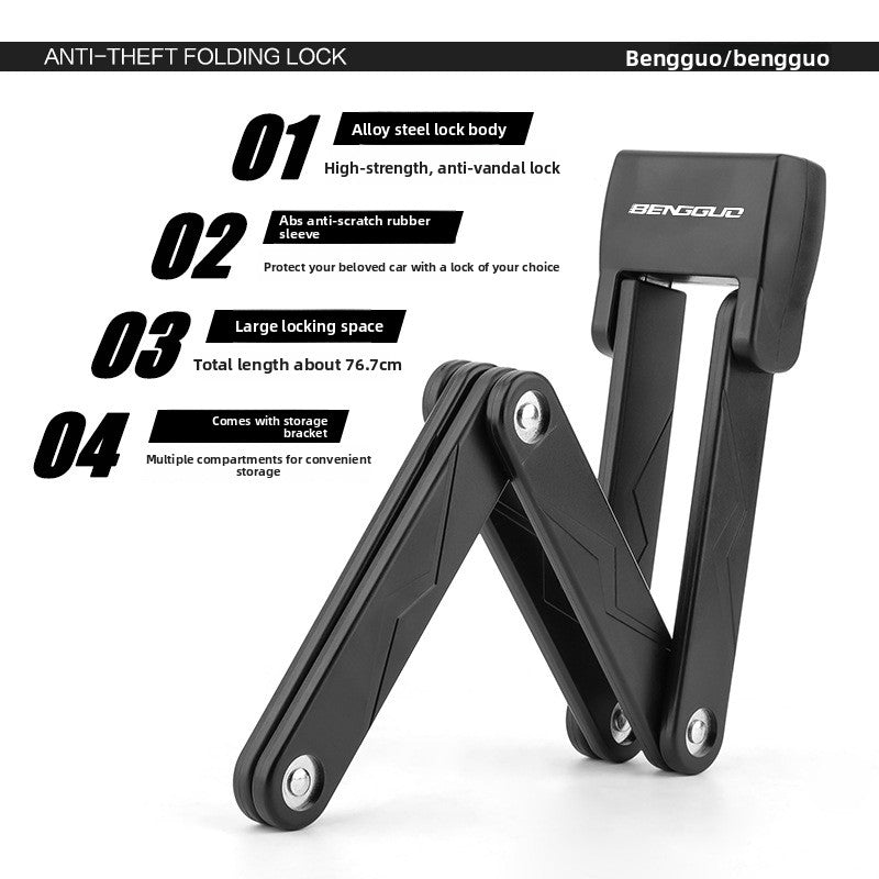 Folding Bicycle Security Lock