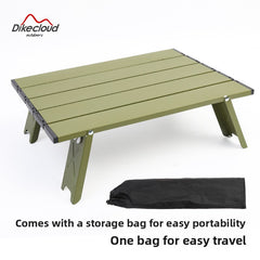 White mini aluminum table