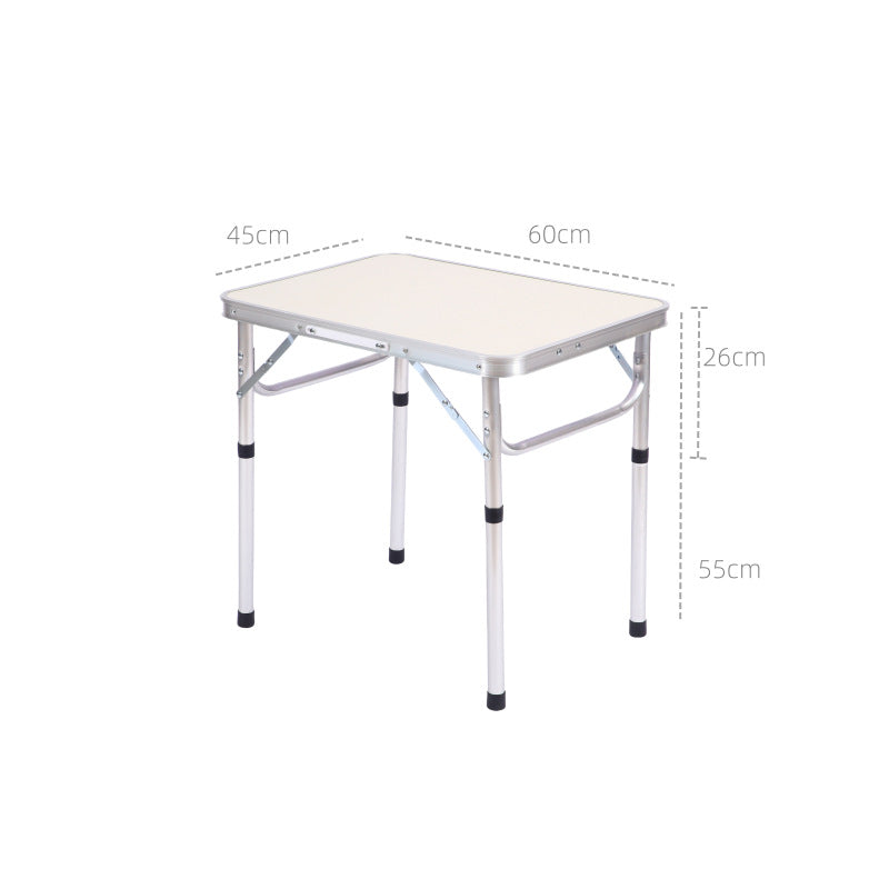 Folding camping table