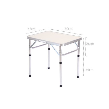 Folding camping table