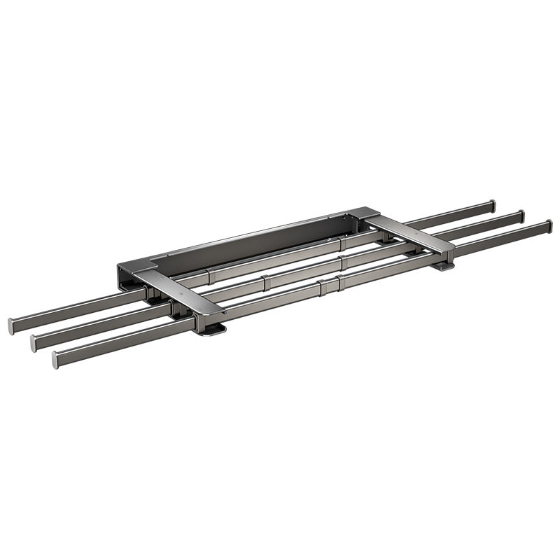 Folding Clothes Drying Rack Telescoping Pole