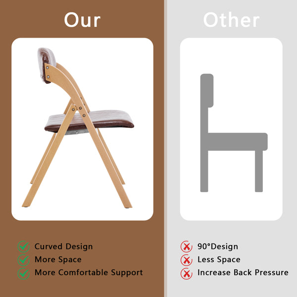 Folding exhibition chairs