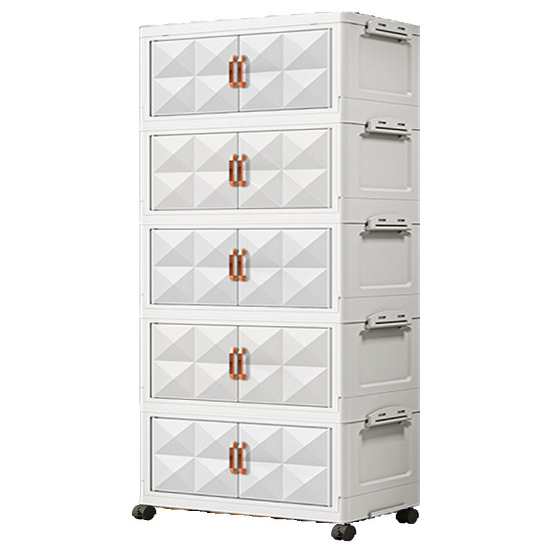 Folding floor-standing storage rack