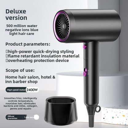 Folding hair dryer