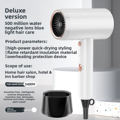Folding hair dryer