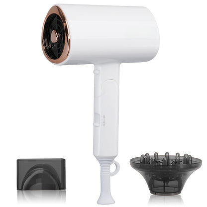 Folding Hair Dryer with Dual Nozzles