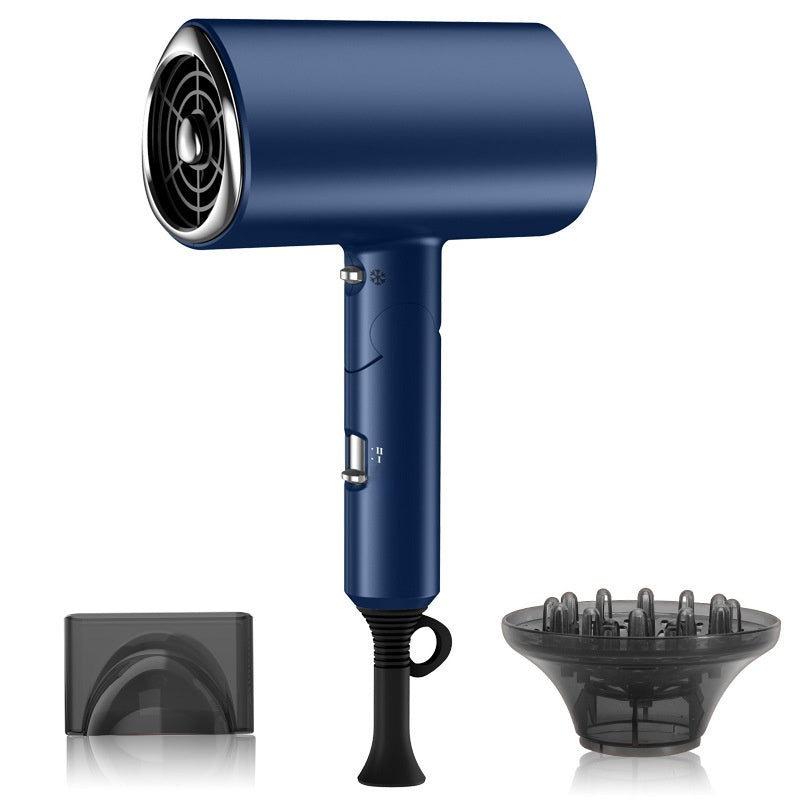 Folding Hair Dryer with Dual Nozzles