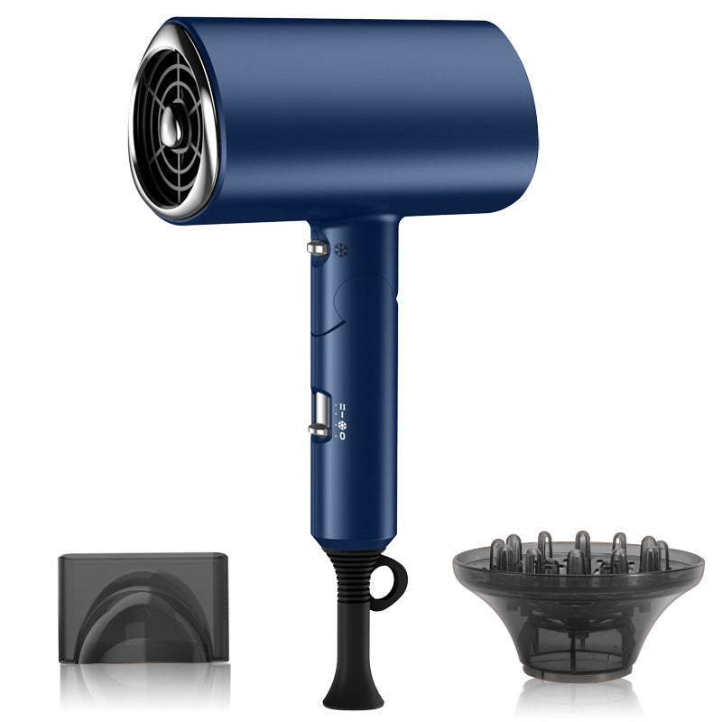 Folding Hair Dryer with Dual Nozzles