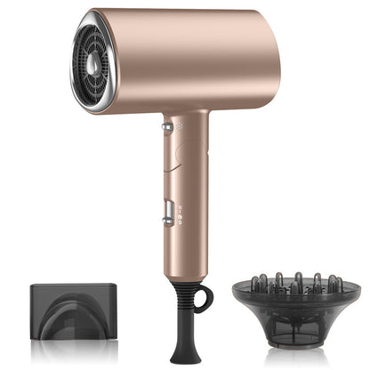 Folding Hair Dryer with Dual Nozzles
