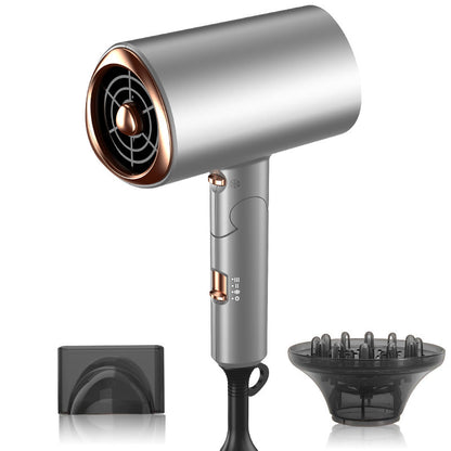 Folding Hair Dryer with Dual Nozzles