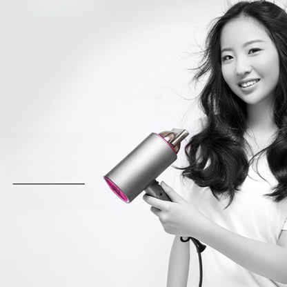 Folding Hair Dryer with Dual Nozzles