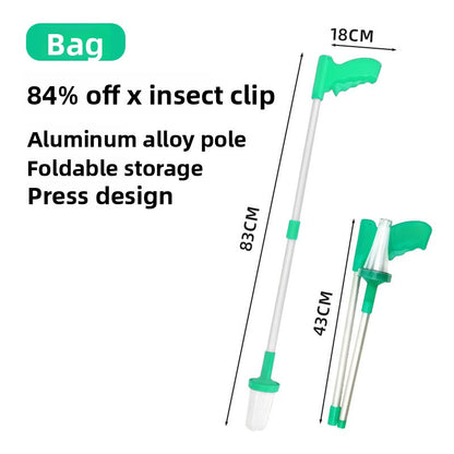 Folding Insect Trap Tool Aluminum Alloy Spider Catcher