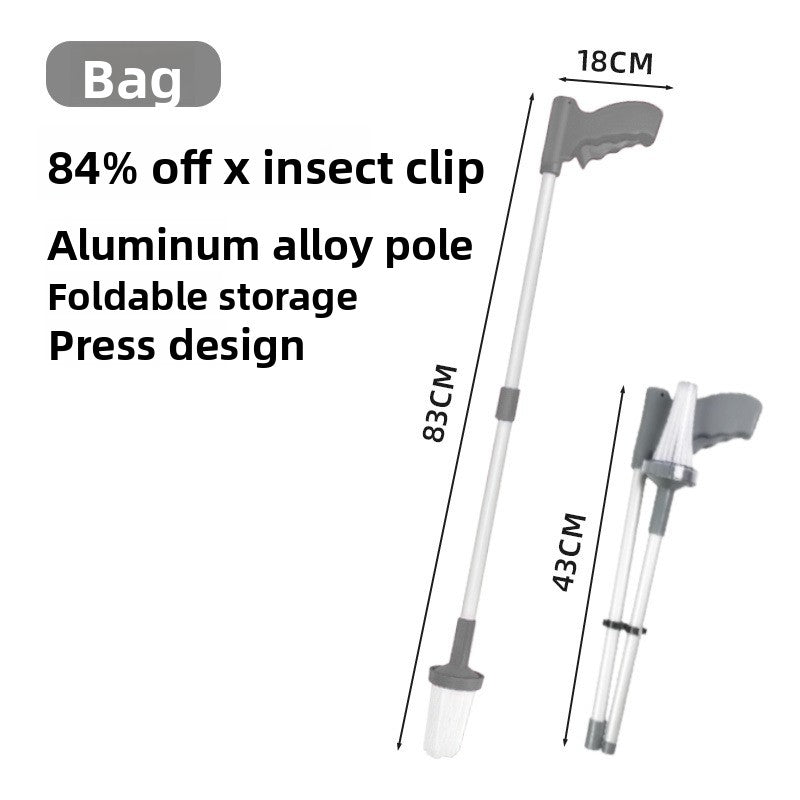 Folding Insect Trap Tool Aluminum Alloy Spider Catcher