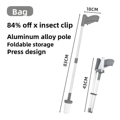 Folding Insect Trap Tool Aluminum Alloy Spider Catcher