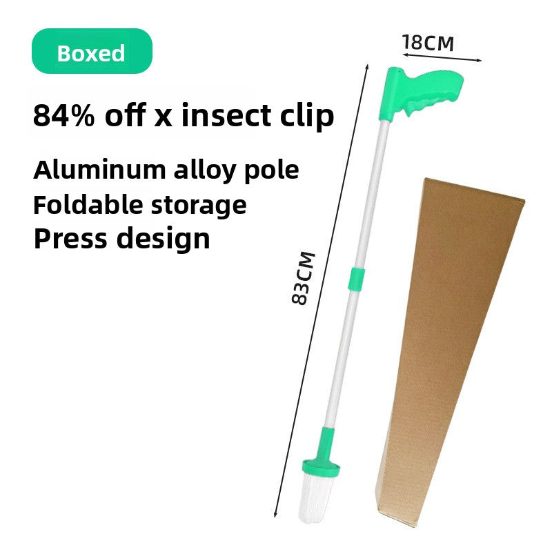 Folding Insect Trap Tool Aluminum Alloy Spider Catcher