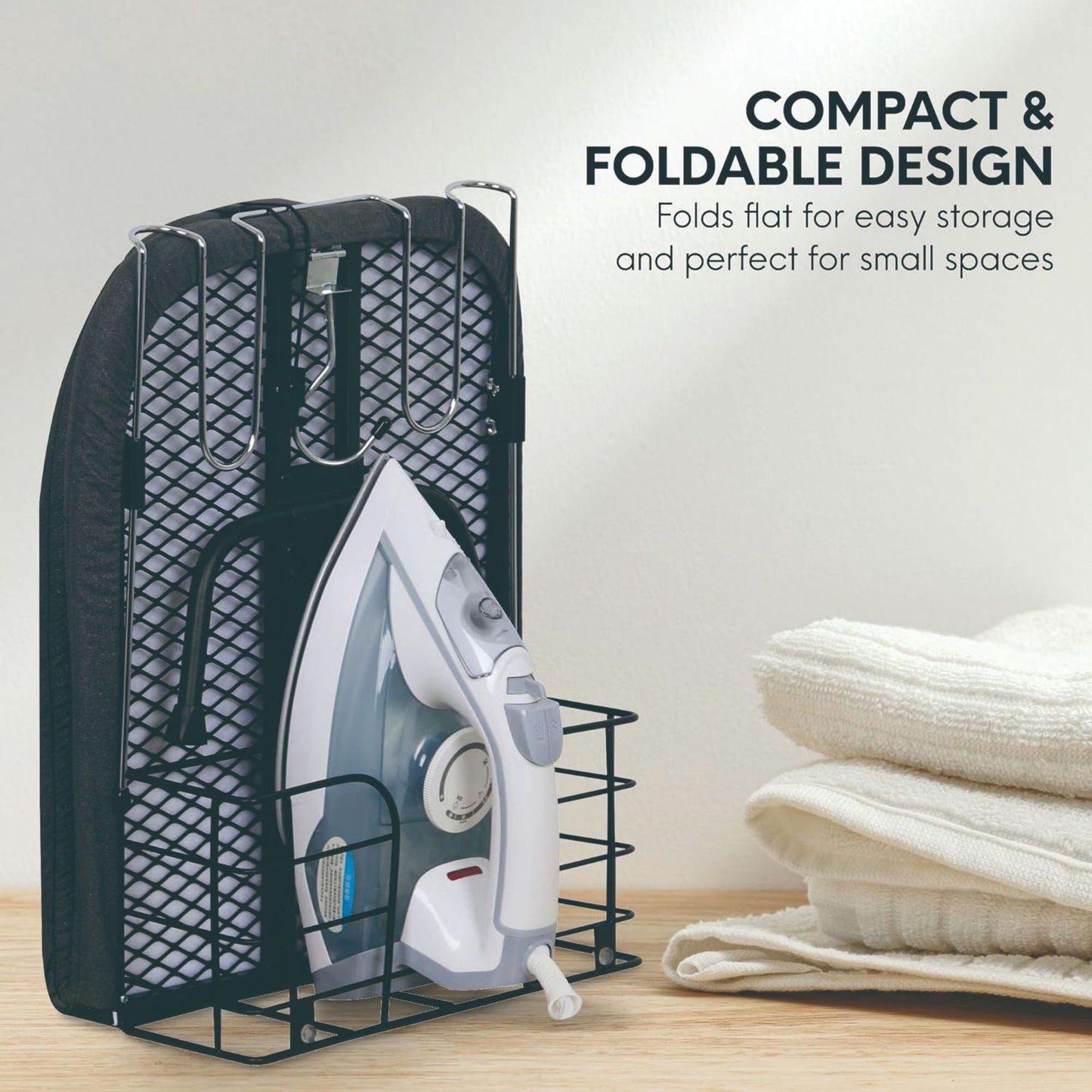 Folding ironing board