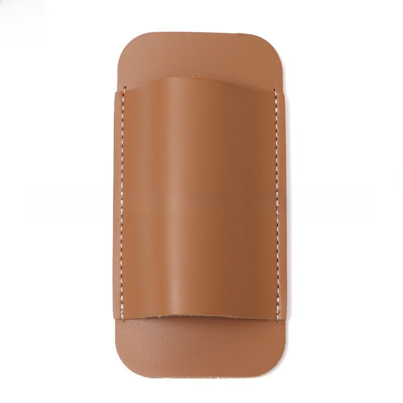 Folding Knife Sheath Leather Cover Outdoor EDC Tool