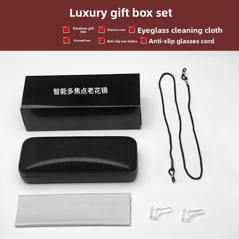 Folding Leather Glasses Case Storage Box