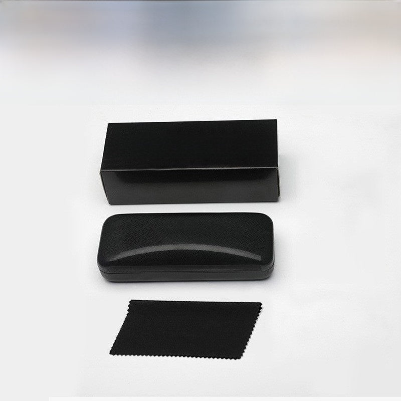 Folding Leather Glasses Case Storage Box