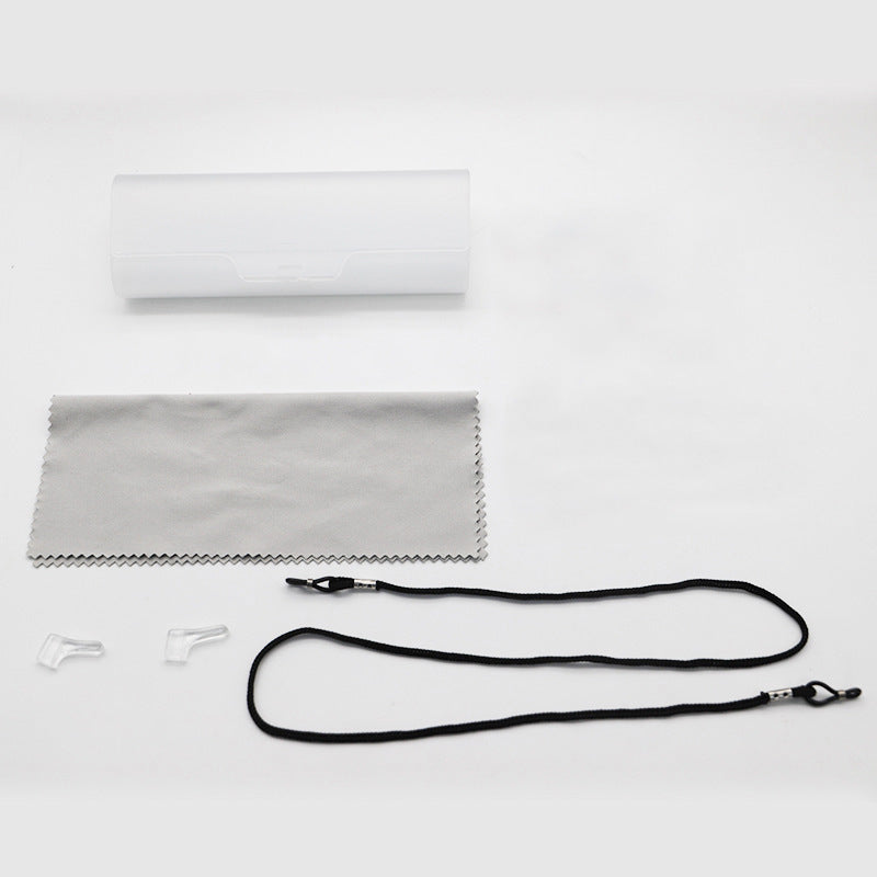 Folding Leather Glasses Case Storage Box
