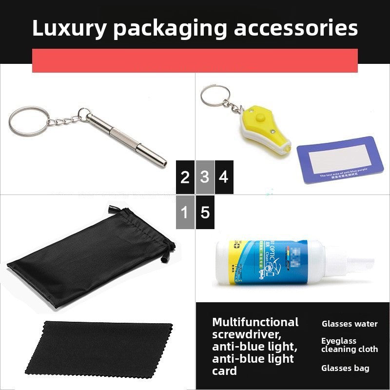 Folding Leather Glasses Case Storage Box