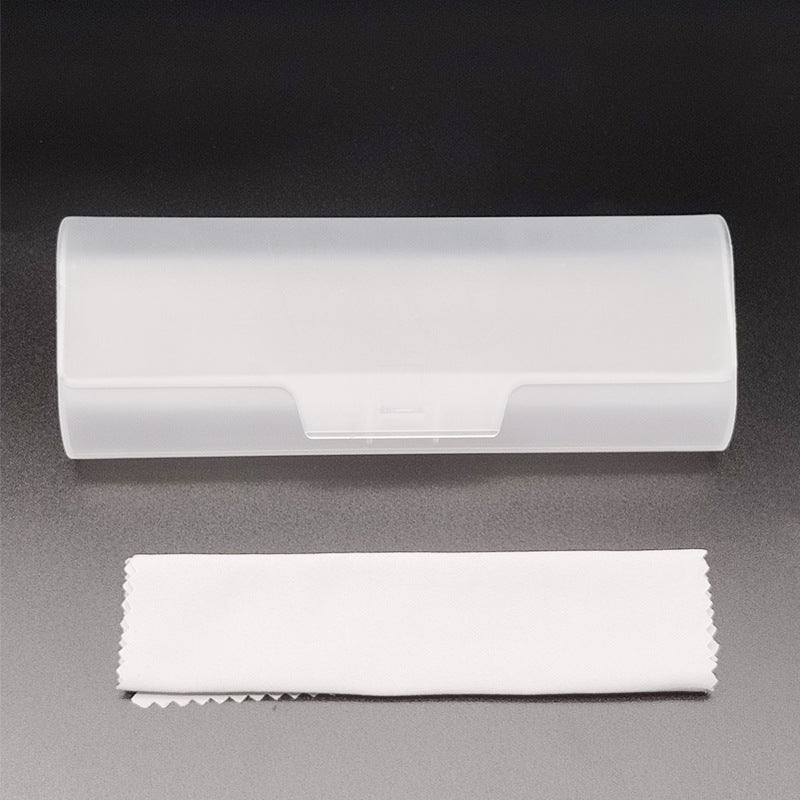 Folding Leather Glasses Case Storage Box