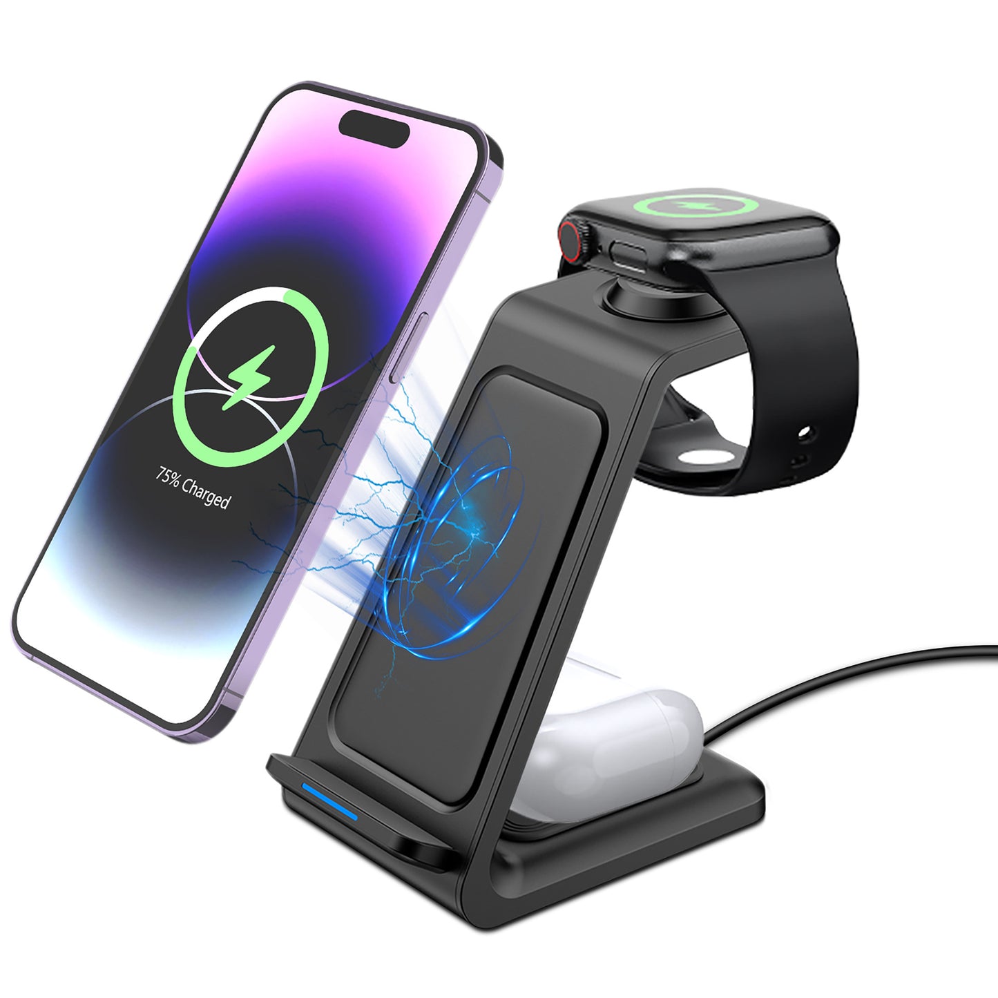 Folding magnetic holder