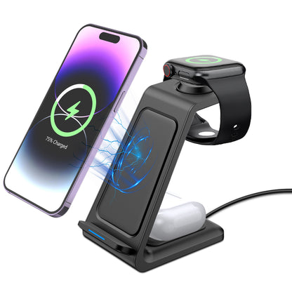 Folding magnetic holder