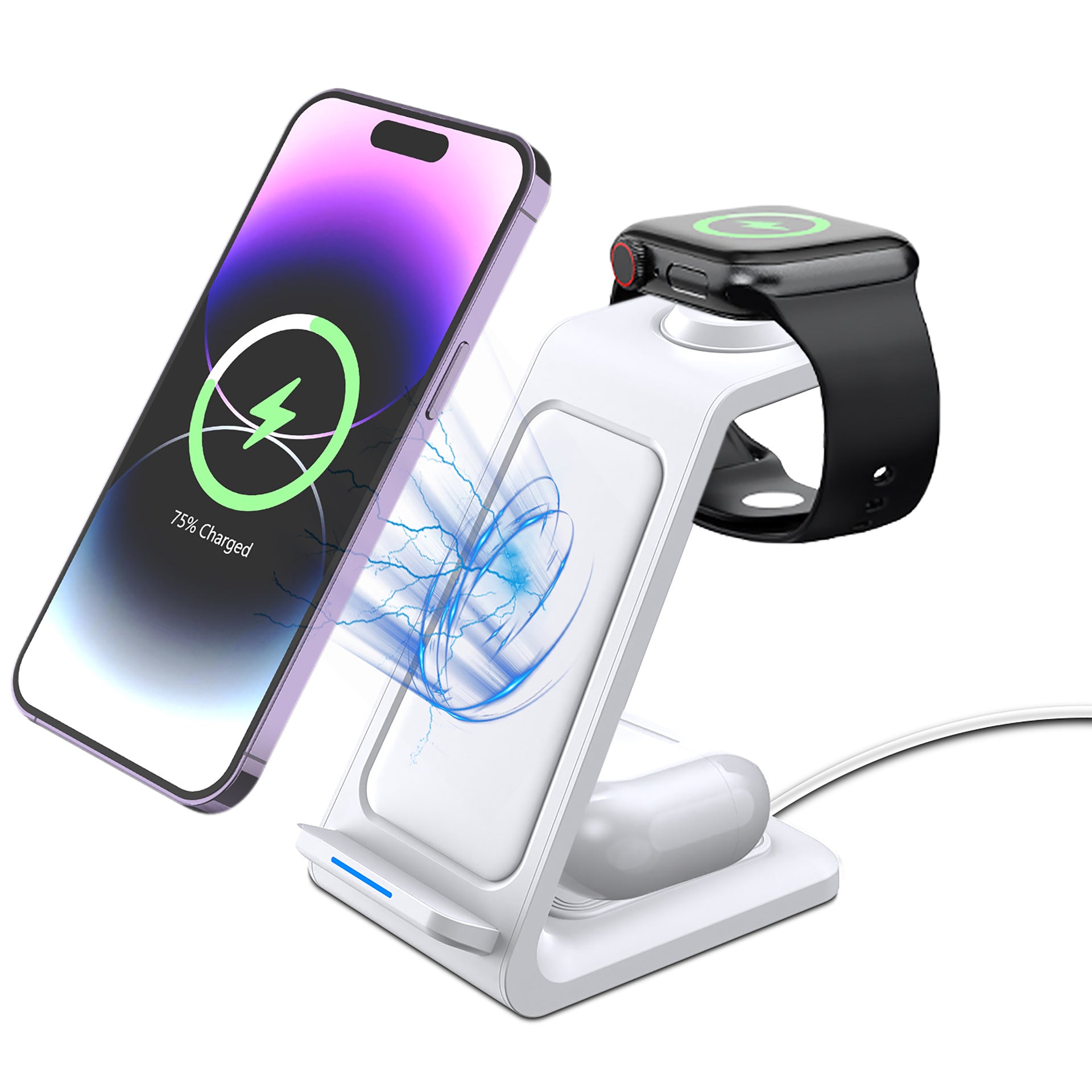 Folding magnetic holder