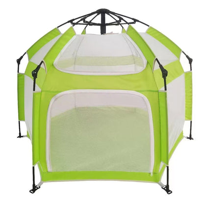 Folding no-installation children's tent