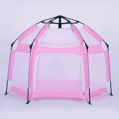 Folding no-installation children's tent