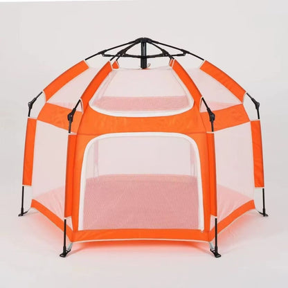 Folding no-installation children's tent