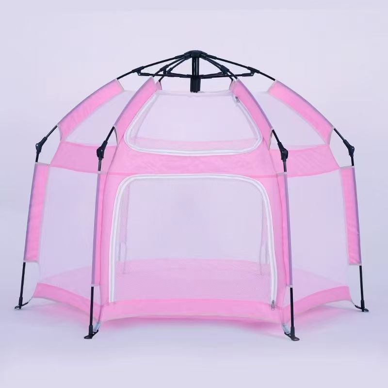 Folding no-installation children's tent