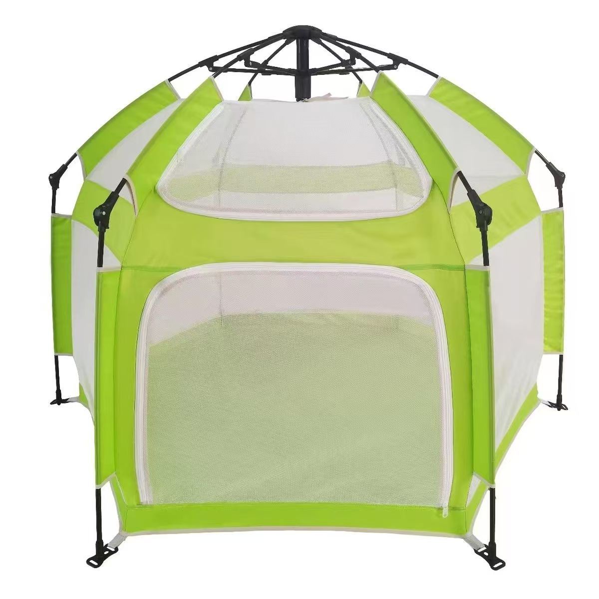 Folding no-installation children's tent