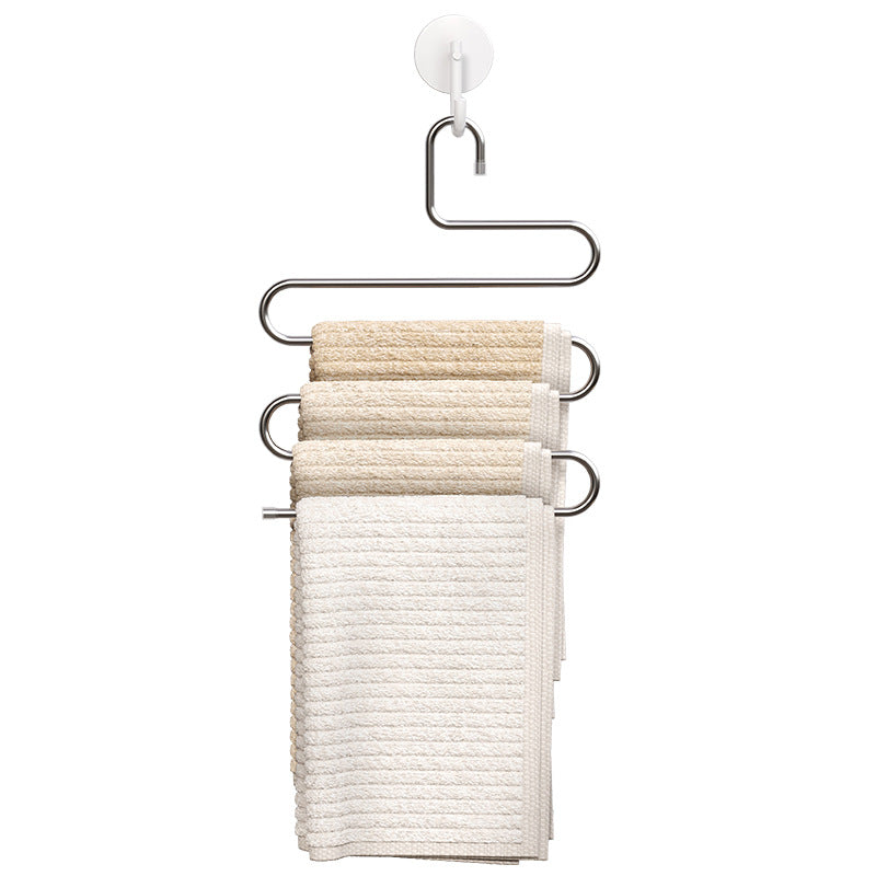 Folding pants rack