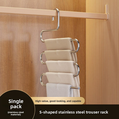 Folding pants rack