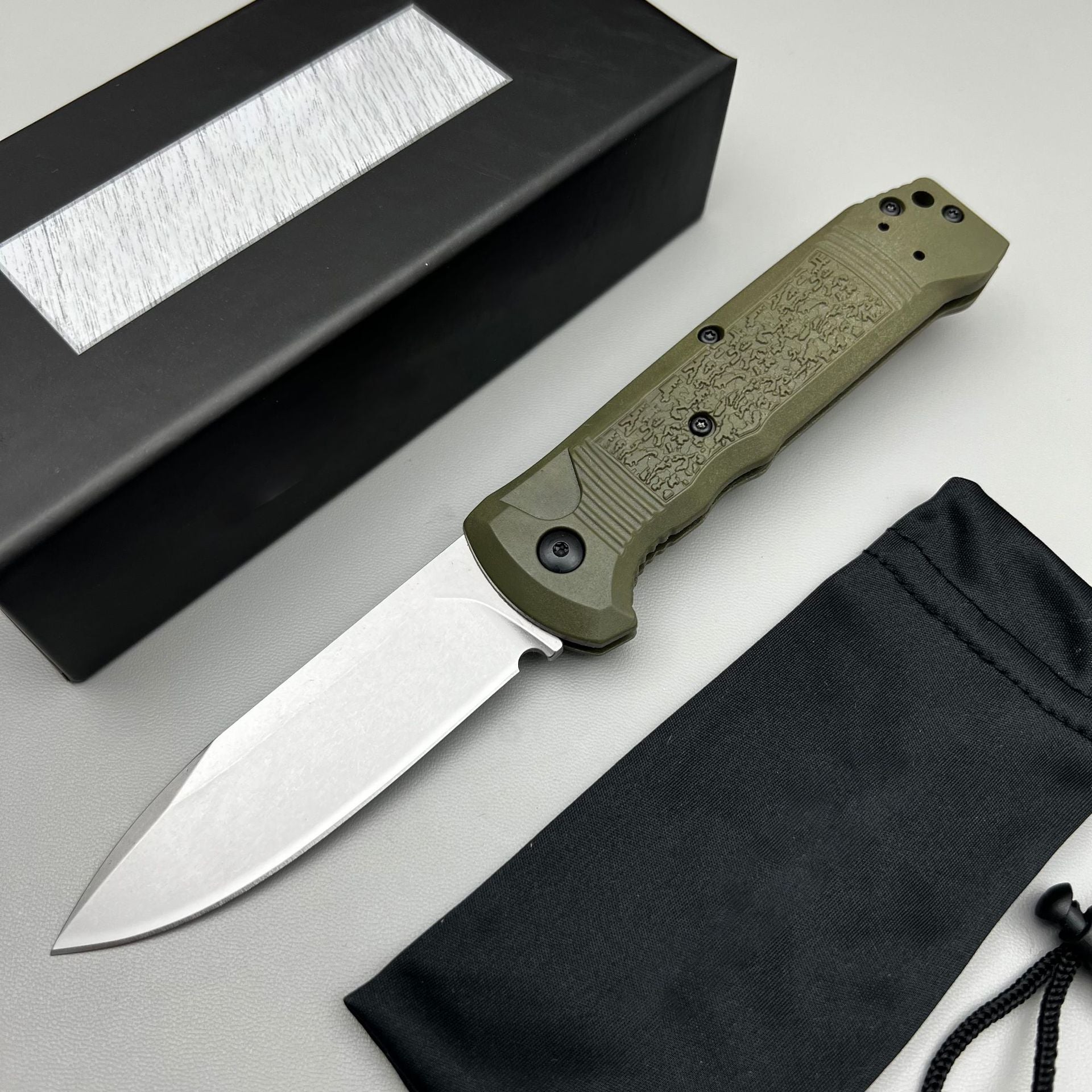 Folding Pocket Knife with Nylon Handle